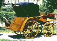 PL-Lancut-Kutsche mit umgekehrtem Verdeck